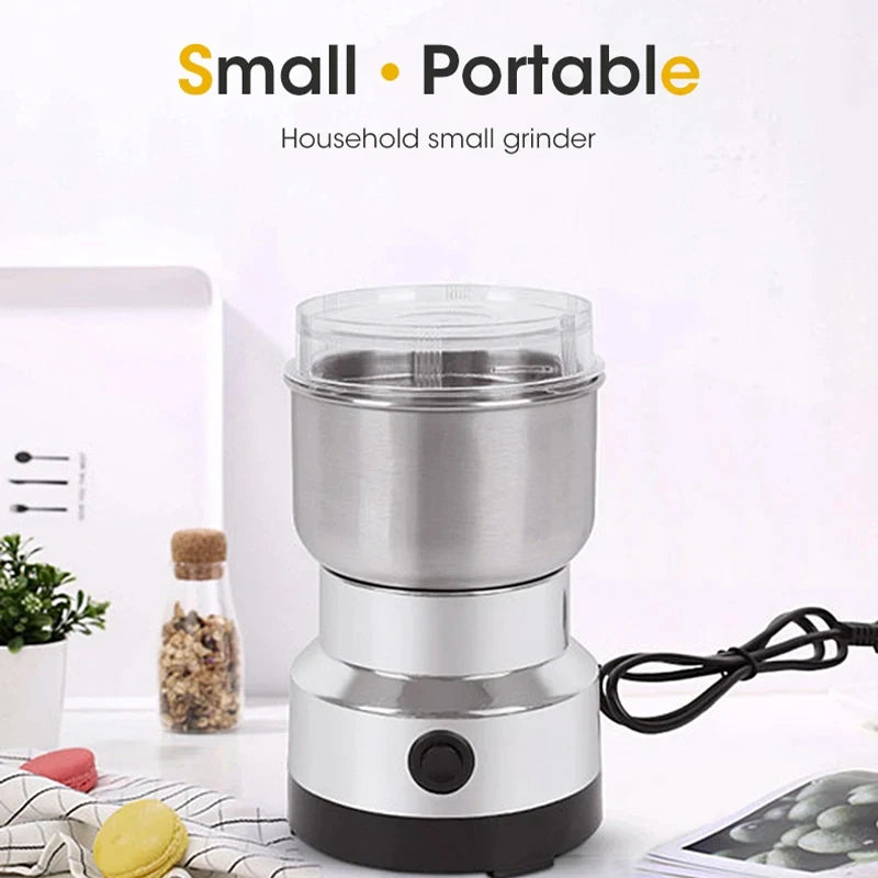 Mini Electric Grinder Household 300ml Ultrafine Baby Food Pulverizer Coffee Grinder Spice Pepper Grinder Grain Mill 2/4 Blades
