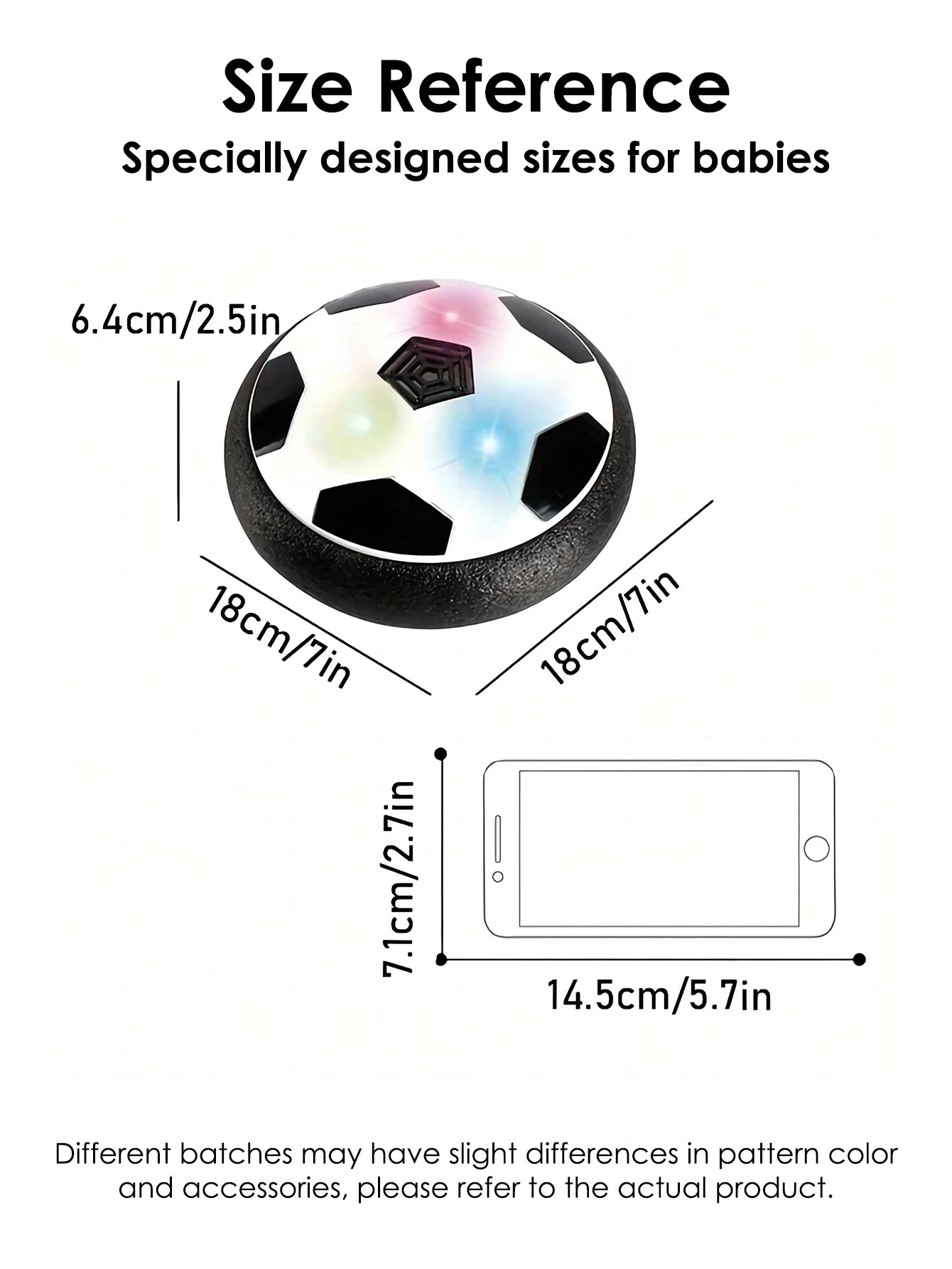 1pcs Floating Football Children's Interactive Football Electric Indoor Parent-child Interactive Sports Toys Creative Sports Toys