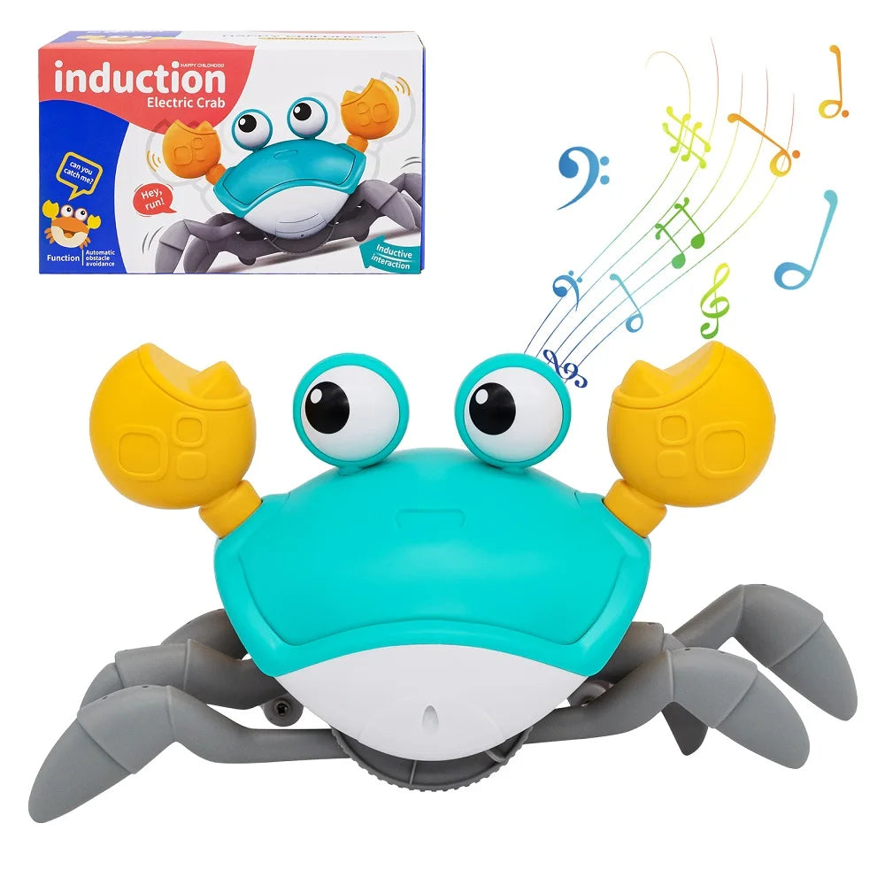 Baby Bath Tub Water Play Crab Toy Clockwork Portable Beach Children Shower Accessory Baby Pulling a String To Learn to Walk