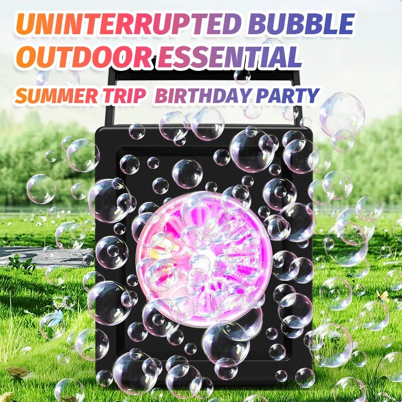 10 hole bubble machine holiday banquet bubble machine outdoor entertainment toy [without battery and bubble water]
